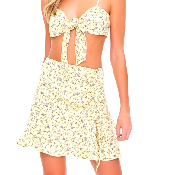Cropped Top & Matching Skirt set